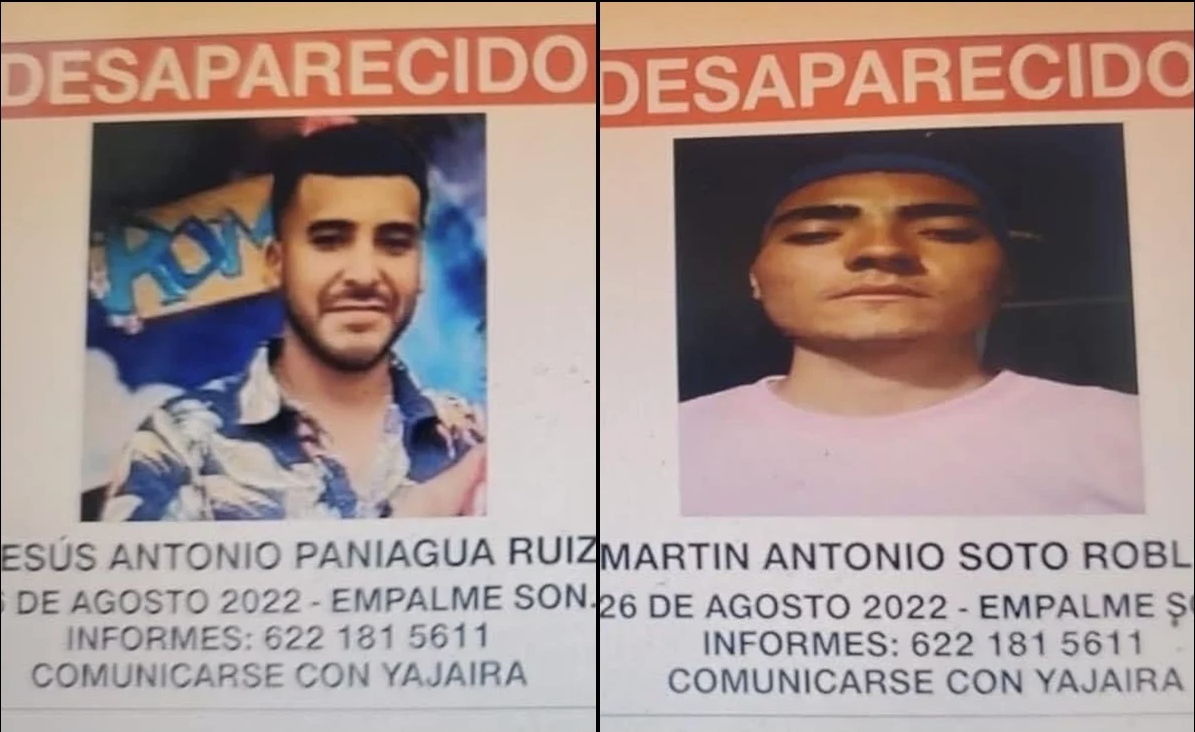 jóvenes desaparecidos