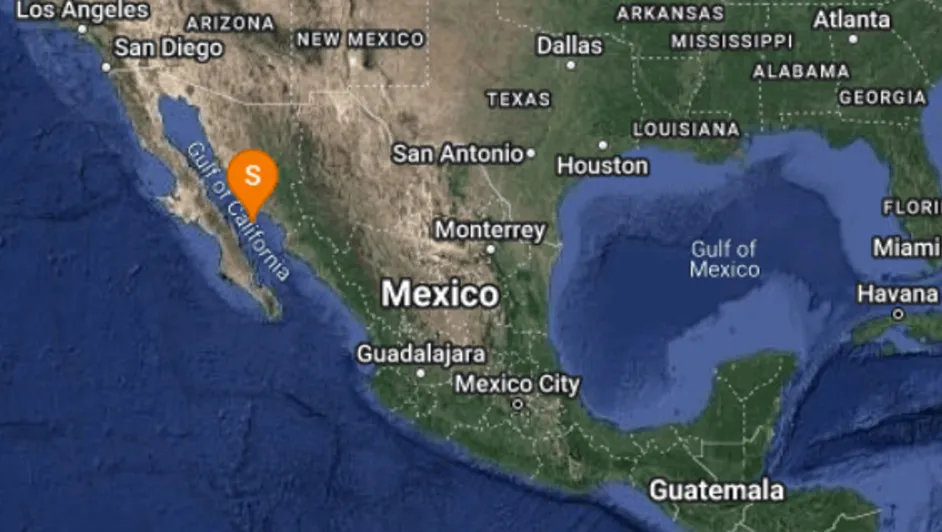 Sismo de magnitud 4.9 en el suroeste de Yaqui, Sonora